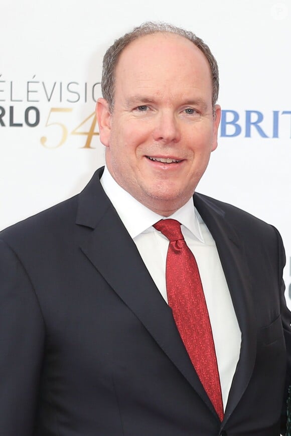 Prince Albert II de Monaco lors de la cérémonie d'ouverture du 54ème Festival de Télévision de Monte Carlo, le 7 Juin 2014.