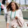 Kim Sears, la compagne d'Andy Murray, à Wimbledon le 23 juin 2014, à Londres