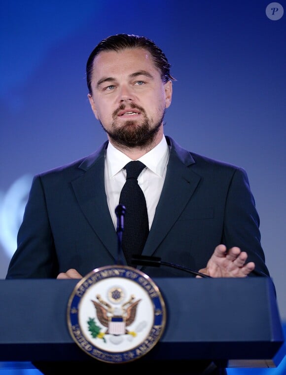 Leonardo DiCaprio lors de la conférence environnementale "Our Ocean" à Washington, le 17 juin 2014.