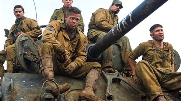 Brad Pitt : En guerre dans ''Fury'', un héros face aux souffrances