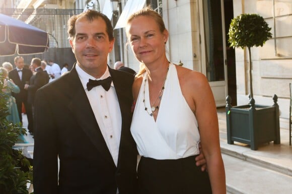 Le prince Charles-Emmanuel de Bourbon-Parme et sa femme Constance - XXe Grand Bal des Princes au Cercle de l'Union interalliée à Paris le 24 juin 2014.