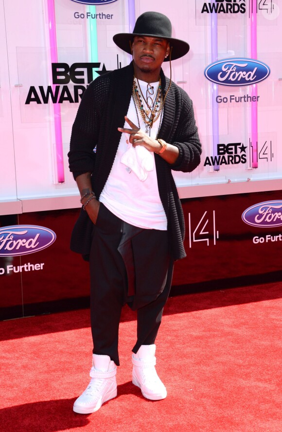 Ne-Yo sur les tapis rouge des "BET Awards" à Los Angeles le 29 juin 2014.