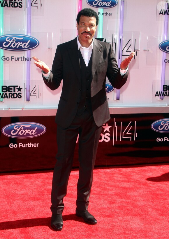 Lionel Richie sur les tapis rouge des "BET Awards" à Los Angeles le 29 juin 2014.
