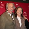 Jean Rochefort et sa femme Françoise aux Gucci Masters Jumping International à Villepinte le 5 décembre 2010
