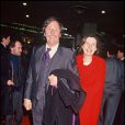  Jean Rochefort et sa femme Fran&ccedil;oise lors des C&eacute;sar 1992 