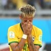 Neymar lors du match Brésil - Chili le 28 juin 2014 à Belo Horizonte