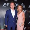 Geri Halliwell et son compagnon Christian Horner lors de la soirée de charité F1 au V&A Museum de Londres, le 2 juillet 2014.