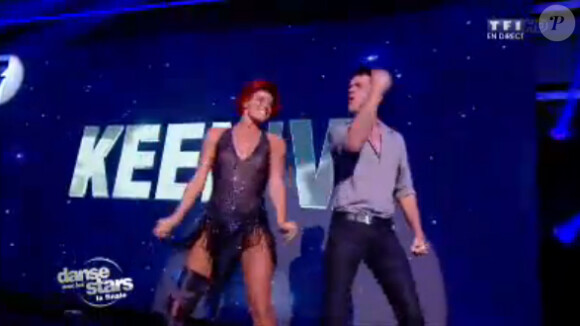 Keen'V lors de la finale de Danse avec les stars 4 sur TF1 samedi 23 novembre 2013