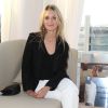 L'artiste Mélanie Laurent lors du lancement du nouveau parfum de la marque Chloé "Love Story" à l'Institut du Monde Arabe à Paris, le 2 juillet 2014.