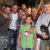 Le footballeur Cristiano Ronaldo en vacances avec des amis à Mykonos, le 3 juillet 2014.