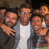 Cristiano Ronaldo en vacances avec des amis à Mykonos, le 3 juillet 2014.