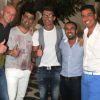 Cristiano Ronaldo en vacances avec des amis à Mykonos, le 3 juillet 2014.