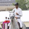 Al Thani, Ali BIn Khalid - Paris Eiffel Jumping, présenté par Gucci, au Champ de Mars à Paris. Le 4 juillet 2014