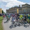 The peloton, including Chris Froome and Mark Cavendish (right) depart from Harwood House on stage one of the Tour De France near Leeds, Yorkshire, UK on Saturday July 5, 2014. Photo by Tim Ireland/PA Wire/ABACAPRESS.COM05/07/2014 - Leeds
