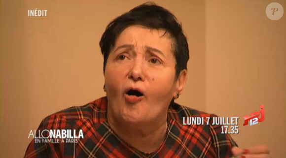 Livia, la grand-mère de Nabilla dans "Allo Nabilla en famille à Paris, Tokyo et Marrakech", A partir du 6 juillet 2014 sur NRJ12.