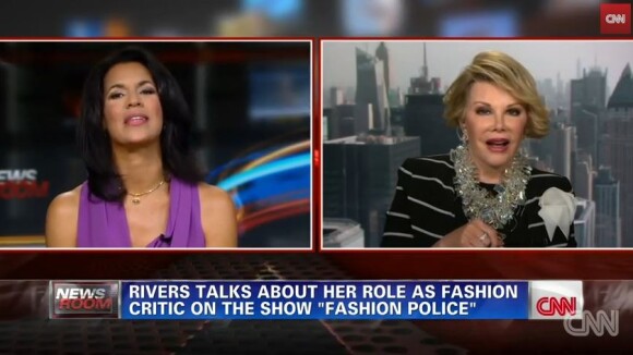 Joan Rivers (Fashion Police) : Agacée, elle se fait la malle en direct a la télé