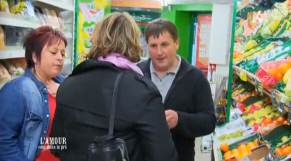Christophe, Séverie et Marie-Noëlle - "L'amour est dans le pré 2014" sur M6 – Emission du 7 juillet 2014.