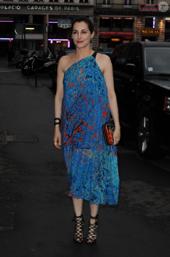 Amira Casar à l'after-party Dior à Paris, le 7 juillet 2014.