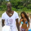 Mario Balotelli et sa jolie fiancée Fanny Neguesha en vacances à Miami le 6 juillet 2014.