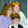Emma Watson, Rupert Grint et Daniel Radcliffe en 2000.