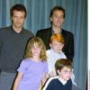 Emma Watson, Rupert Grint, Daniel Radcliffe, Chris Columbus et David Heyfman en 2000.