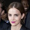 Emma Watson - People au défilé de mode, collection Haute-Couture automne-hiver 2014/2015 "Giambattista Valli" à Paris. Le 7 juillet 2014.