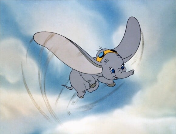 Dumbo dans la version animée de Disney datant de 1941.
