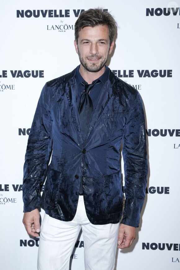 Stefano Tartini lors de la soirée "Nouvelle Vague by Lancôme" au Palais Brogniart à Paris, le 9 juillet 2014.