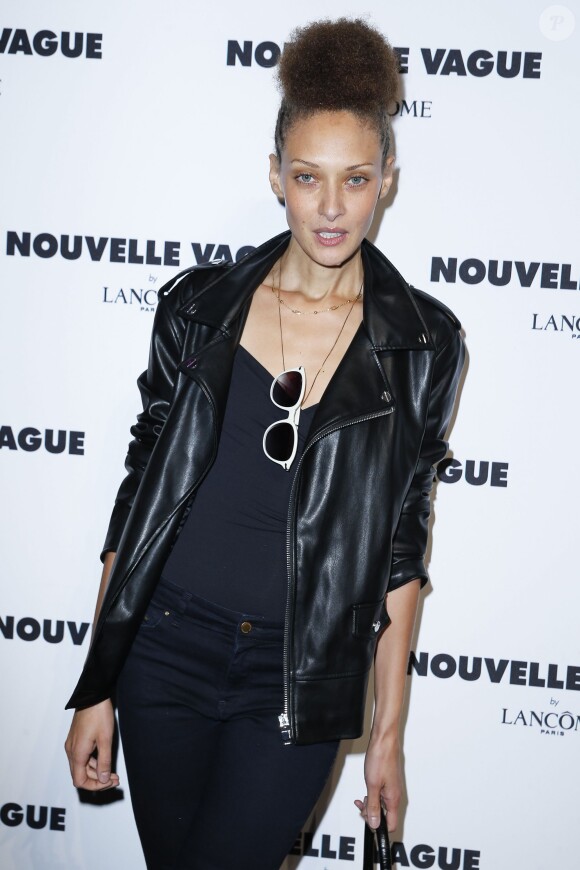 Chrystele Saint Louis Augustin lors de la soirée "Nouvelle Vague by Lancôme" au Palais Brogniart à Paris, le 9 juillet 2014.
