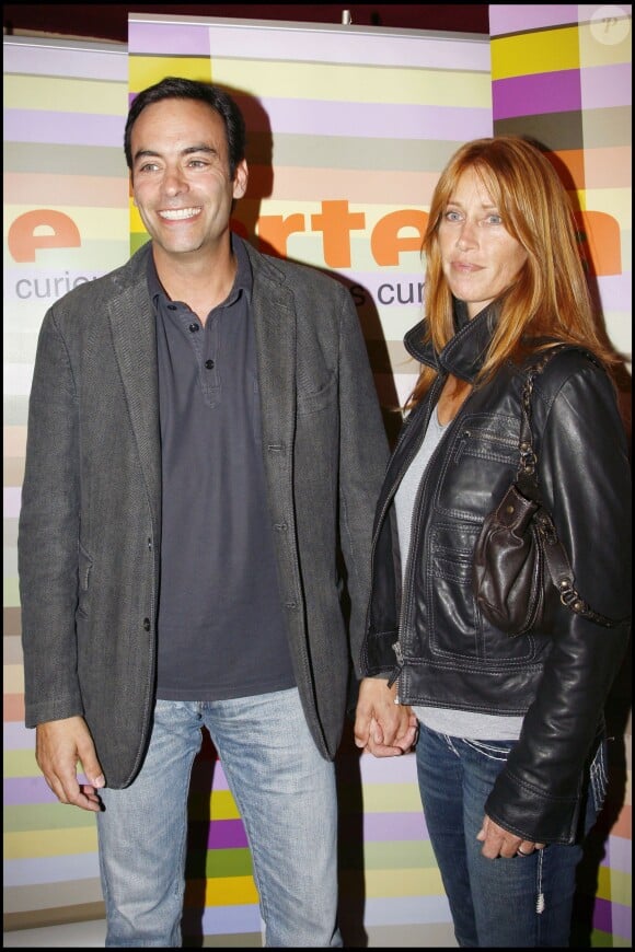 Anthony Delon et son ex-épouse Sophie à Paris, le 19 septembre 2007.