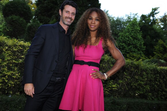 Serena Williams et Patrick Mouratoglou lors du dîner des Champions  de l'ITF au Pavillon d'Ermenonville à Paris, le 4 juin 2013
