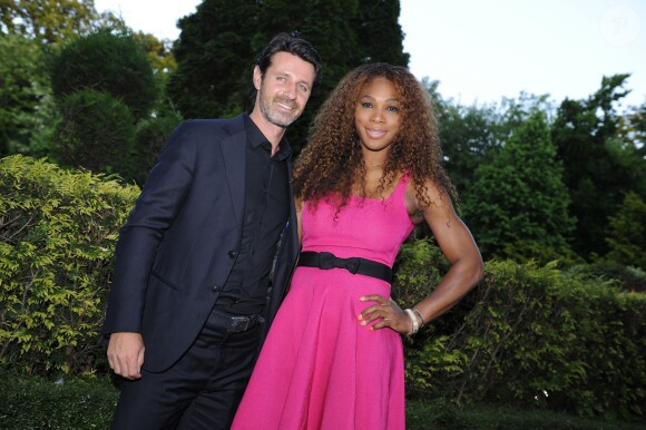 Serena Williams et Patrick Mouratoglou lors du dîner des Champions  de l'ITF au Pavillon d'Ermenonville à Paris, le 4 juin 2013