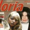 Joanna et Michael Jackson en couverture d'un magazine, au début des années 2000.