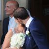 Mariage du footballeur Giorgio Chiellini et Carolina Bonistalli à Livourne le 19 juillet 2014
