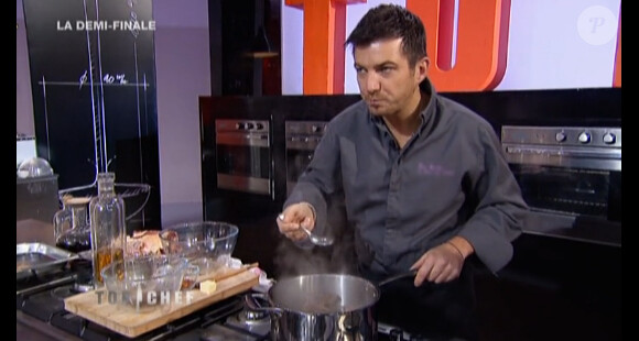 Eric Guérin dans Top Chef sur M6, en mars 2014.