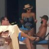 Exclusif - Naya Rivera en vacances à Cabo San Lucas, le 22 juillet 2014.