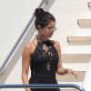 Selena Gomez est allée faire du shopping chez Dior à Saint-Tropez, le 23 juillet 2014.