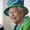 La reine Elizabeth II aux Jeux du Commonwealth à Glasgow le 24 juillet 2014, premier jour de compétition.