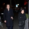 Exclusif - Jean Sarkozy et sa femme Jessica - Anniversaire de la mère de Nicolas Sarkozy qui fête ses 88 ans au restaurant 154 à Paris, le 11 octobre 2013.