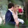 Beatrice Borromeo, compagne de Pierre Casiraghi, avait procuration du maire pour célébrer le mariage de sa meilleure amie Beatrice Gerli et de Giorgio Brusnelli à Santa Margherita Ligure, en Italie, le 27 juillet 2014.