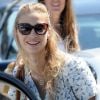 Beatrice Borromeo très détendue le 26 juillet à Santa Margherita Ligure, en Italie, à la veille du mariage de sa meilleure amie Beatrice Gerli et de Giorgio Brusnelli, qu'elle célébrait le 27 juillet 2014.