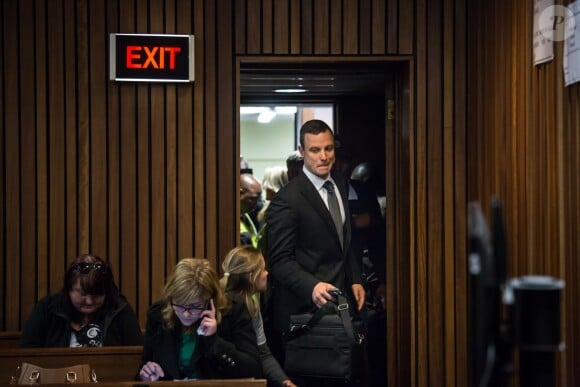 Oscar Pistorius lors de son arrivée à la North Gauteng High Court de Pretoria, le 1er juillet 2014
