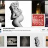 Page Instagram du photographe Brian Bowen Smith, fier des photos de Christina Aguilera enceinte et nue qu'il a prises - août 2014