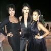Kris Jenner, Kendall Jenner et Kim Kardashian assistent à la soirée d'anniversaire de Riccardo Tisci. Ibiza, le 1er août 2014.