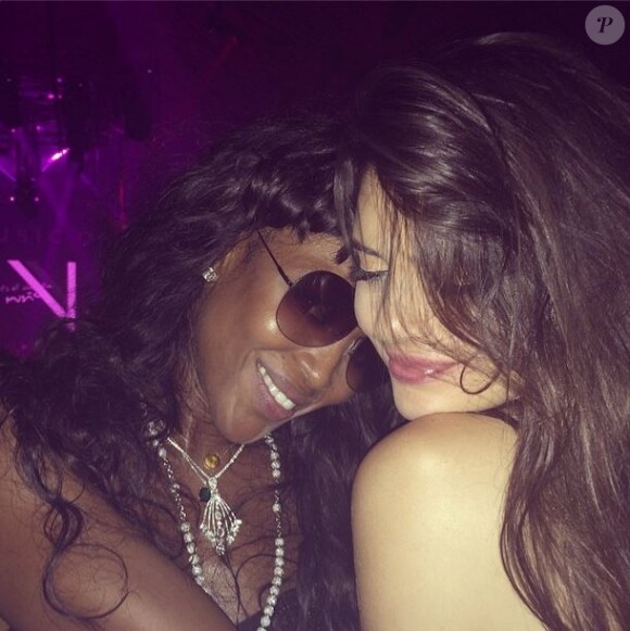 Naomi Campbell et Kendall Jenner assistent à l'anniversaire de Riccardo Tisci à Ibiza. Le 1er août 2014.