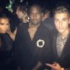 Kim Kardashian, Kanye West et Justin Bieber fêtent l'anniversaire de Riccardo Tisci à Ibiza. Le 1er août 2014.