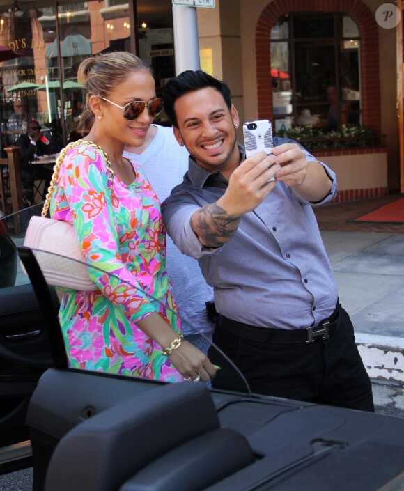 Jennifer Lopez a accompagné son jeune fils chez le docteur à Beverly Hills, le 31 juillet 2014.