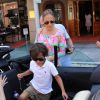 Jennifer Lopez a accompagné son fils chez le docteur à Beverly Hills, le 31 juillet 2014.