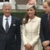 Le duc et la duchesse de Cambridge ont été accueillis à Liège par le roi Philippe de Belgique et la reine Mathilde dans la matinée du 4 août 2014, en visite en Belgique pour prendre part aux commémorations de la Première Guerre mondiale.