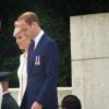 Le prince William et son épouse la duchesse Catherine lors de la cérémonie de commémoration du centenaire de la Première Guerre mondiale au mémorial interallié de Cointe à Liège, en Belgique, le 4 août 2014.